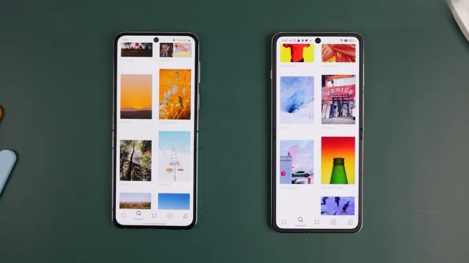So sánh Samsung Galaxy Z Flip 7 và OPPO Find N3 Flip về màn hình chính