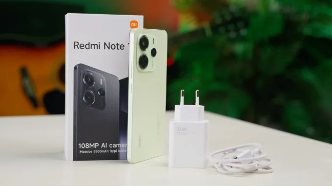 Redmi Note 14 hỗ trợ công suất 33W