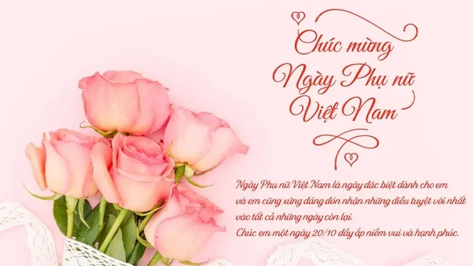 Background 20/10 kèm lời chúc