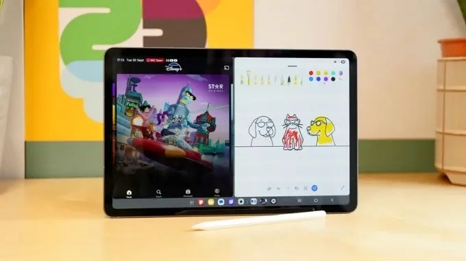 Màn hình Galaxy Tab S11  sử dụng công nghệ Dynamic AMOLED 2X mang đến chất lượng hiển thị rực rỡ