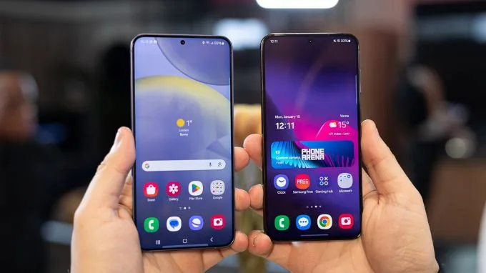 Màn hình Samsung S24 Plus và Samsung S23 Plus