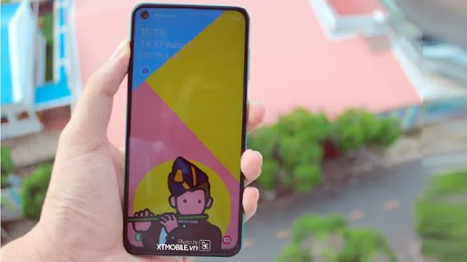 Galaxy A60 có màn hình nốt ruồi nhỏ nhắn