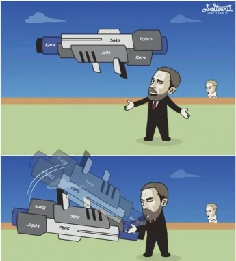 Hình meme của huấn luyện viên SouthGate