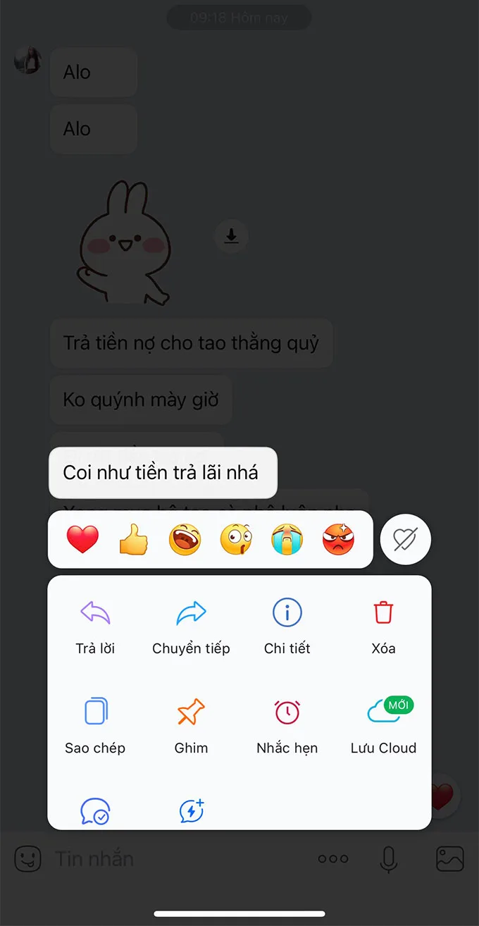 Cách thu hồi biểu cảm đơn giản trên Zalo cưc kì dễ dàng và gọng gàng