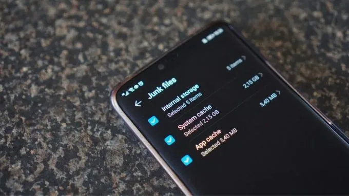 Xóa bộ nhớ đệm cho từng ứng dụng