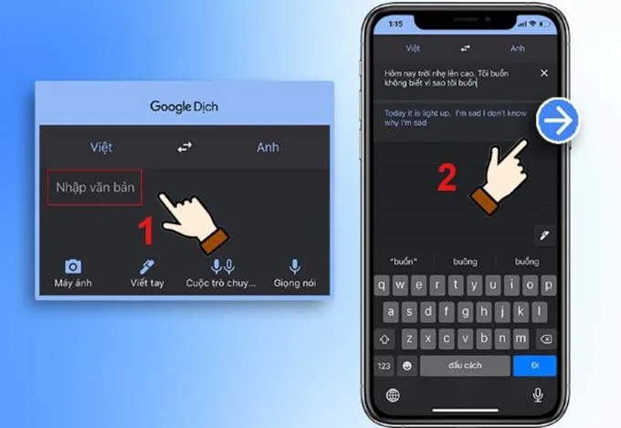 Cách dịch văn bản, ngôn ngữ bất kỳ bằng ứng dụng Google Translate