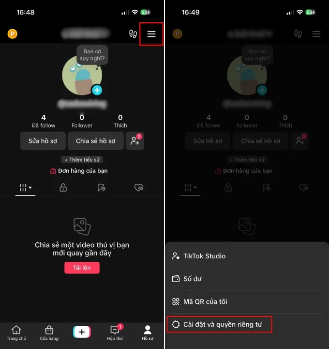 Cách xác minh số điện thoại cho tài khoản TikTok