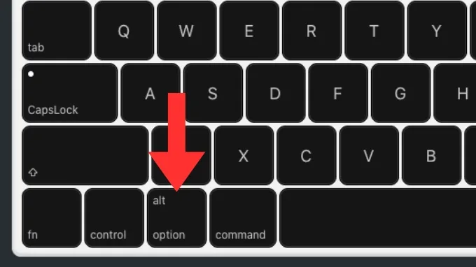 Bước 1 gõ ký hiệu Pi trên MacBook