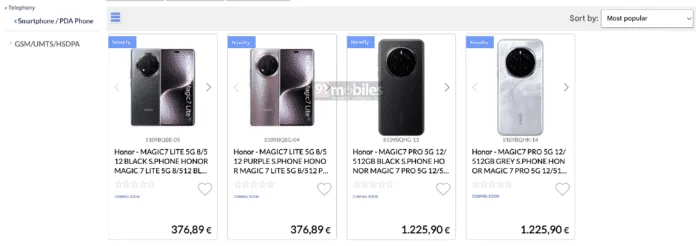 Honor Magic 7 Lite và Magic 7 Pro rò rỉ thông tin quan trọng trước thềm ra mắt toàn cầu