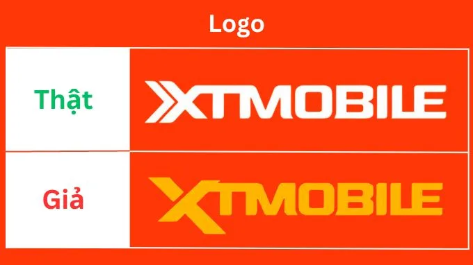 Logo XTmobile bị giả mạo