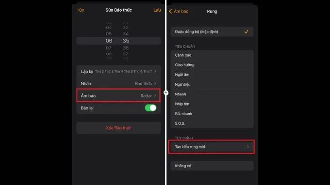 Cách tự tạo âm thanh rung trên iPhone