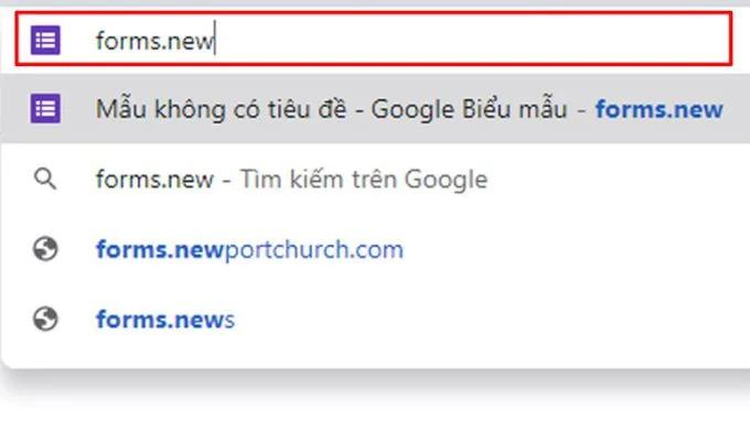 Cách tạo Google Form từ Google Biểu Mẫu
