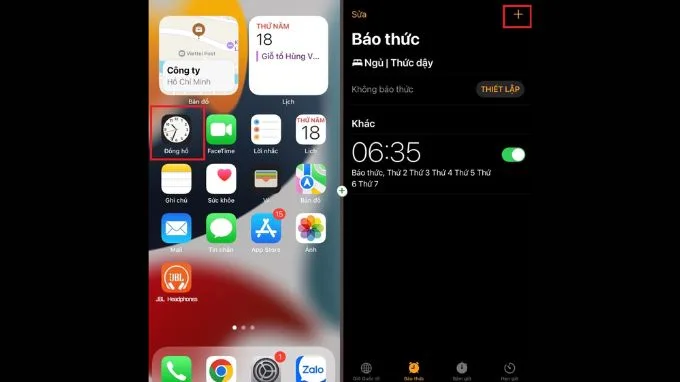 Bước 1: Cách đổi nhạc chuông báo thức iPhone bằng file MP3 có sẵn