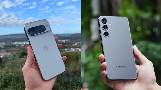 Nên mua Pixel 9 Pro cũ hay Galaxy S24 Plus cũ xét theo thiết kế