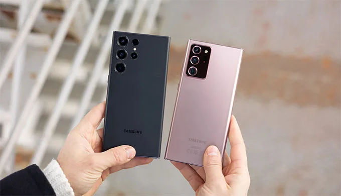 Trọng lượng Galaxy S23 Ultra nhẹ hơn Galaxy Note 20 Ultra