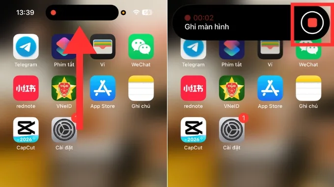 Cách quay màn hình iPhone có Face ID