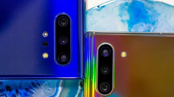 Camera khác biệt giữa 2 chiếc Galaxy Note 10