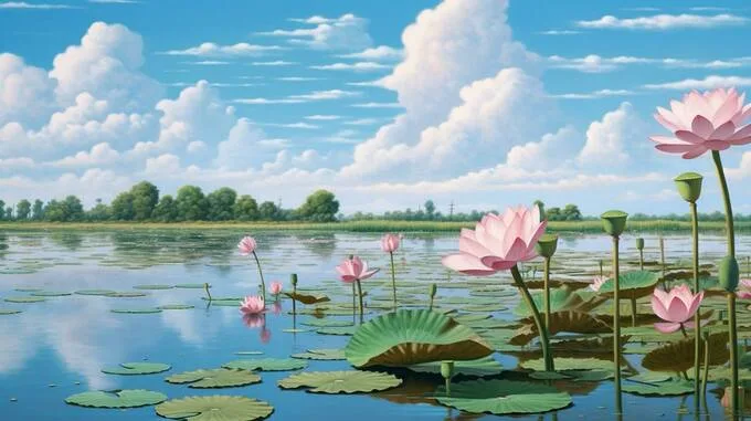 Những hình nền hoa sen cho máy tính