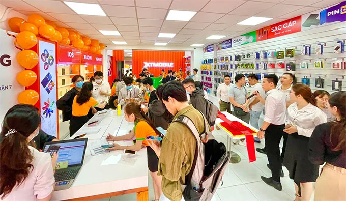 Hình ảnh khai trương cửa hàng 396 Nguyễn Thị Thập, Quận 7