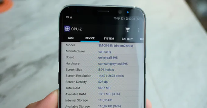 Galaxy S8 Plus RAM 6GB có cấu hình cao toàn diện