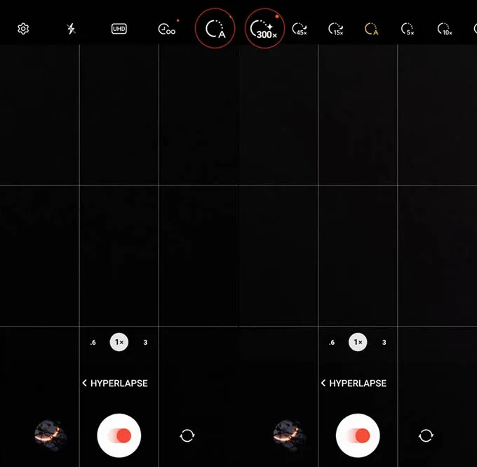 Quay video Hyperlapse bầu trời đêm