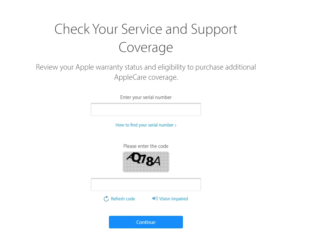 Check ngày kích hoạt iPhone bằng website của Apple