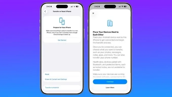 Đơn giản hóa quá trình chuyển dữ liệu từ iPhone sang Android