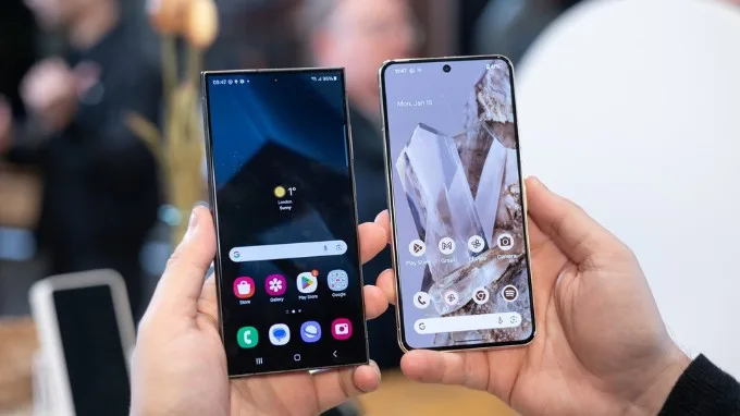 So sánh màn hình Galaxy S24 Ultra và Pixel 8 Pro