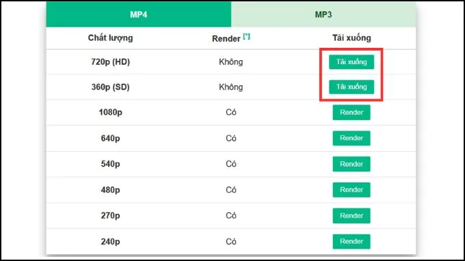 Chọn download để tải video Facebook