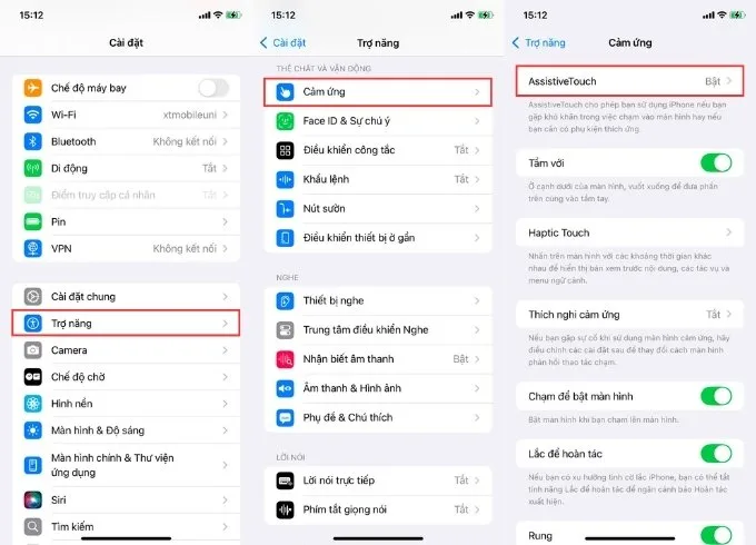 Tắt nguồn iPhone bằng Assistive Touch