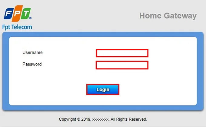 Cách đổi mật khẩu wifi FPT bằng trình duyệt web