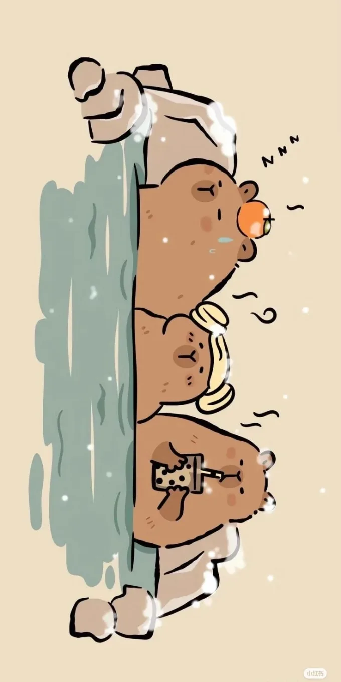 Hình nền Capybara chibi