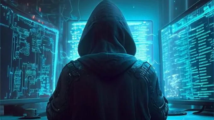 Hình nền Hacker trên máy tính