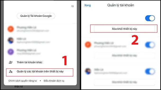 Cách đăng xuất tài khoản Gmail trên iPhone