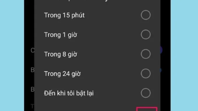 Cách tắt thông báo cộng đồng Messenger trên điện thoại