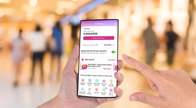 Rút tiền từ ví trả sau Momo qua dịch vụ bên thứ 3