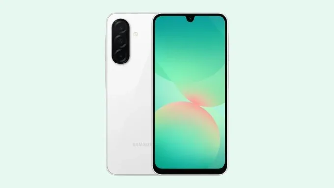 Galaxy A26 màu trắng