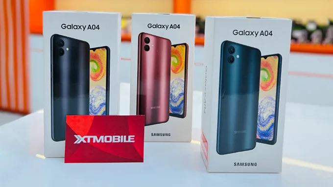 Galaxy A04 có 3 tuỳ chọn màu giống Galaxy A04s