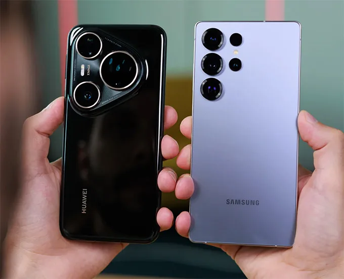 Thiết kế: Huawei Pura 80 Ultra đối đầu Galaxy S25 Ultra