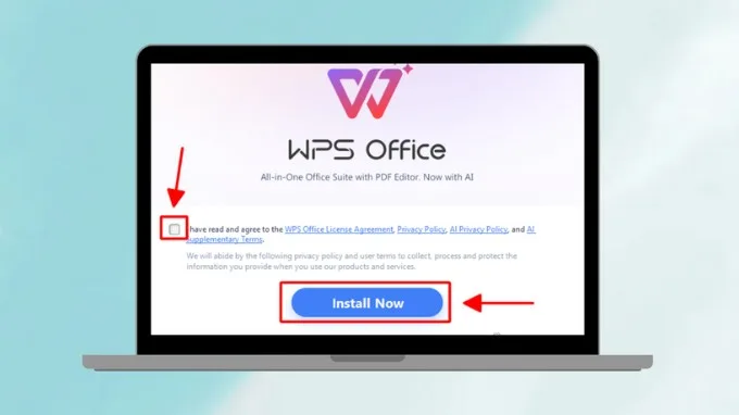 Cách cài đặt WPS Office cho máy tính