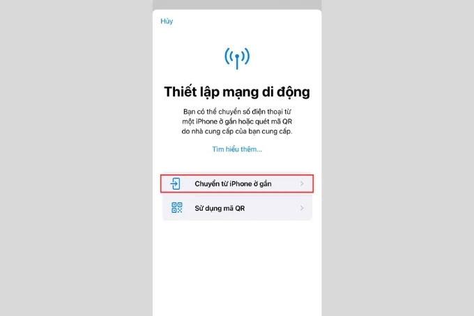 Hướng dẫn chi tiết cách lấy lại eSIM trên iPhone
