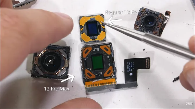 Cảm biến trên iPhone 12 Pro và 12 Pro Max