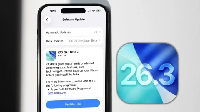 Khám phá iOS 26.3 Developers beta 2 và có nên cập nhật không