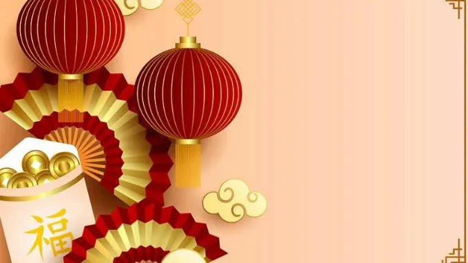 Hình nền background Tết Bính Ngọ 2026 màu vàng ấm áp