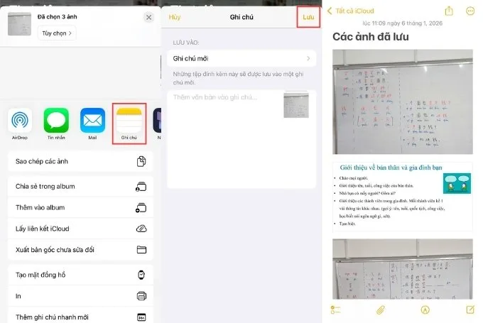 Cách ẩn ảnh trên iPhone bằng Ghi chú (có mật khẩu)
