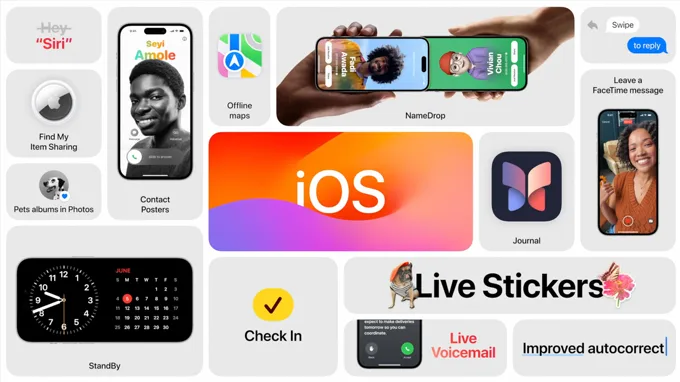 Những nâng cấp trên iOS 17