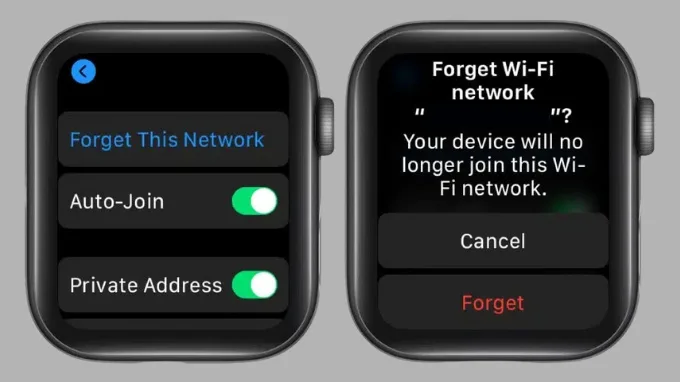 Quên mạng Wifi cũ và kết nối lại