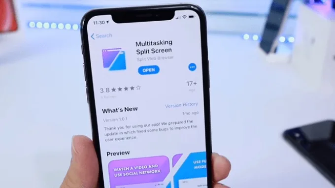 Cách chia đôi màn hình iPhone bằng Multitasking Split Screen