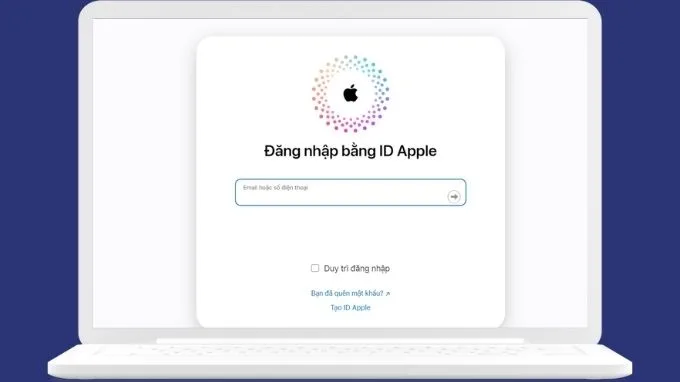Đăng nhập vào tài khoản iCloud trên máy tính