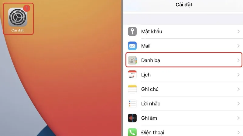 Đồng bộ danh bạ iPhone lên Gmail